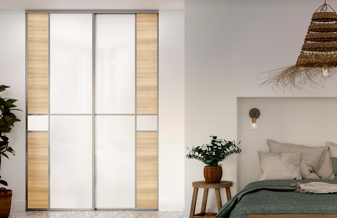 Porte de placard coulissante Mosaique