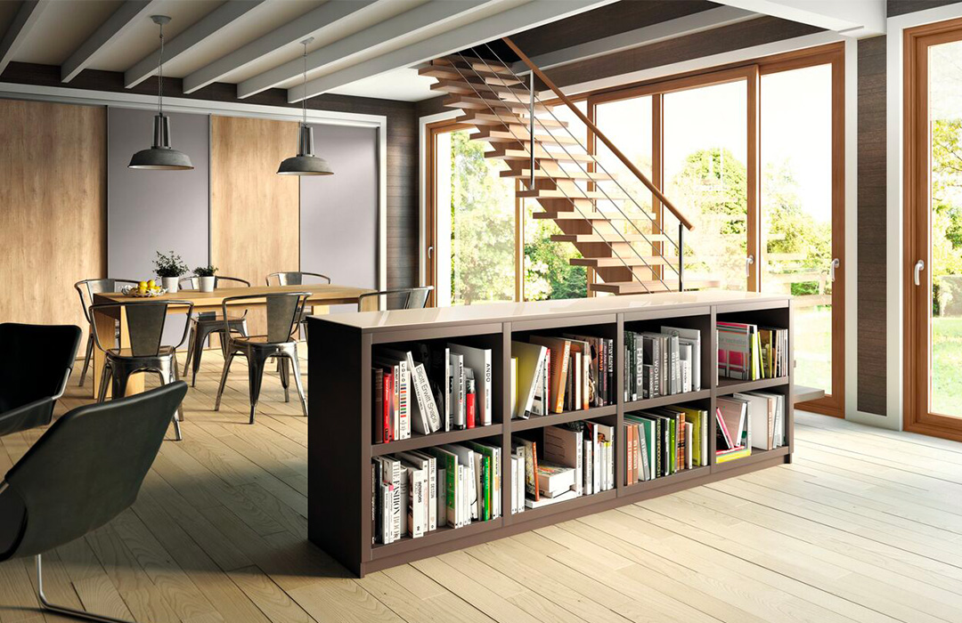 salle à manger industrielle 