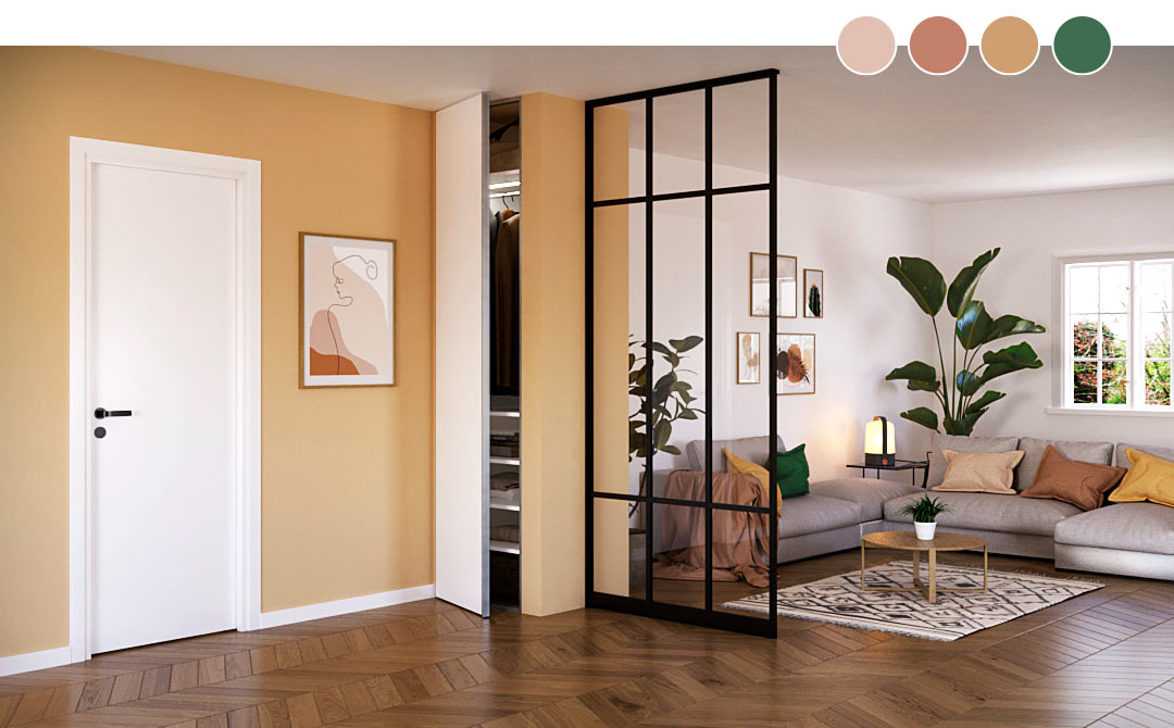 Cloison Atelier et porte intérieure Bering