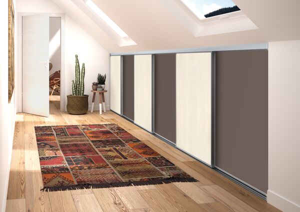 Porte de placard coulissante sous comble