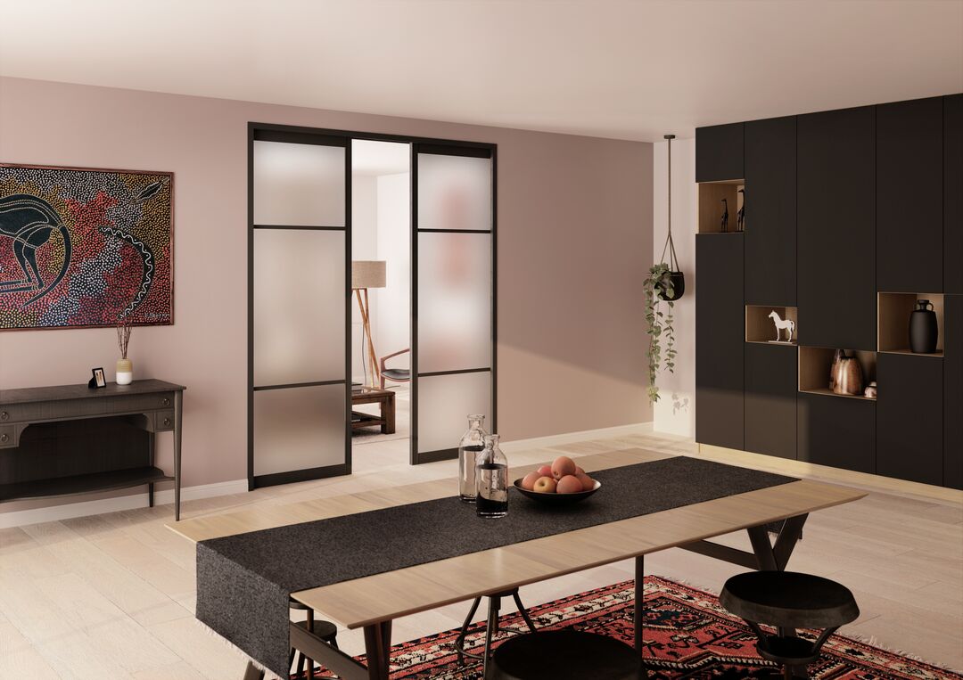 Salon nomade - séparation de pièce et meuble Sogal? Intérieurs