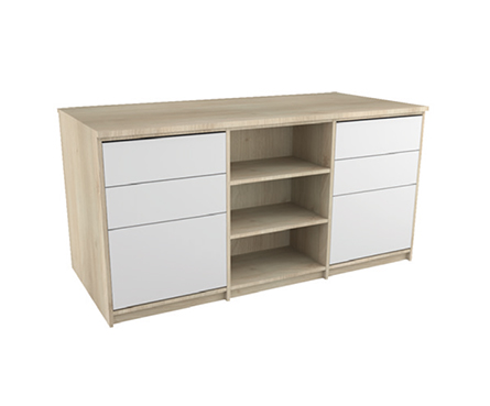 Aper?u Ilot pour dressing en U