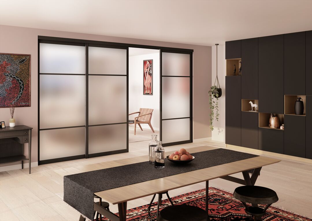 Aper?u Séparation coulissante en baie