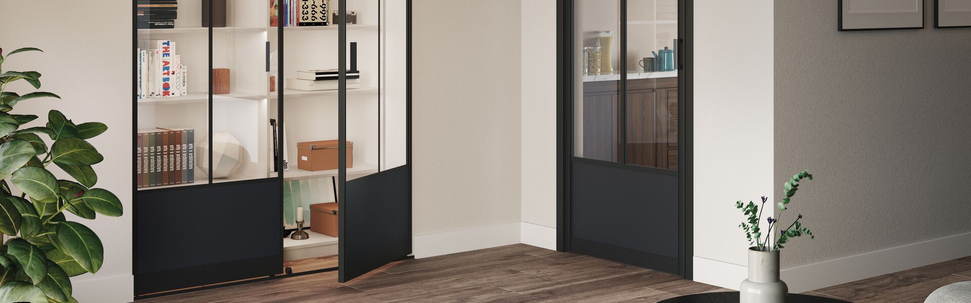 Aper?u Porte de placard pivotante