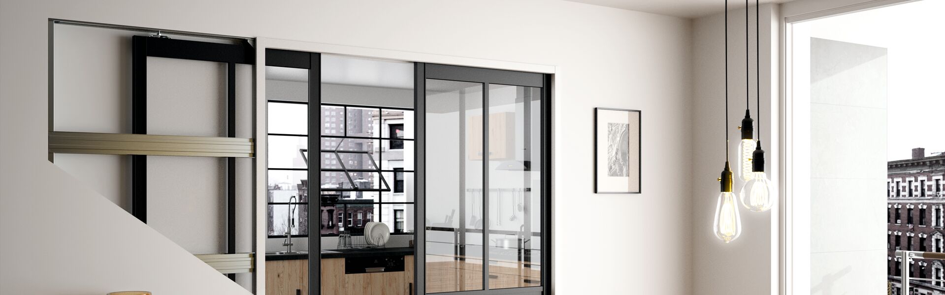 Aper?u Porte à galandage