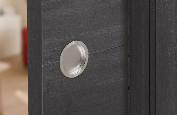 finition poignée porte coulissante