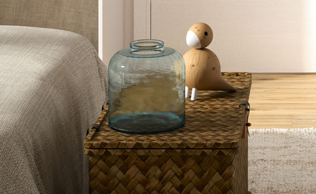 Objet deco bois nature